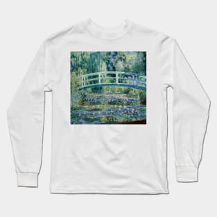 Water Lilies and Japanese Bridge Long Sleeve T-Shirt